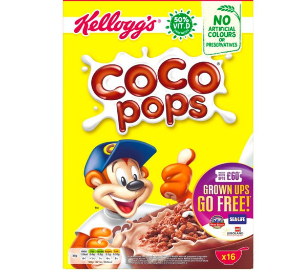 Kellogg's Coco Pops Cereal 420g