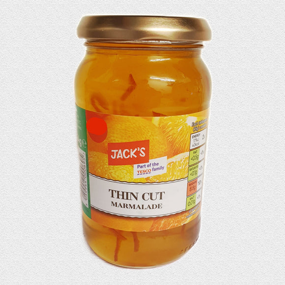 Jack's marmalade thin cut 454g