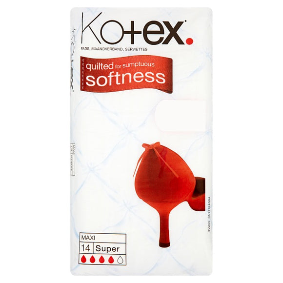 Kotex maxi super 14's