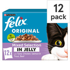 Felix Original - Mixed Selection (in jelly) - 12 x 100g