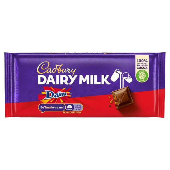Cadbury daim sharing block 120g