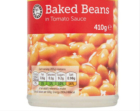Euro Shopper baked beans 410g