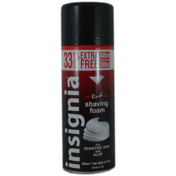 Insignia shaving foam reg 400ml